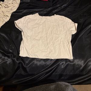 Chic White Women's Crop Top